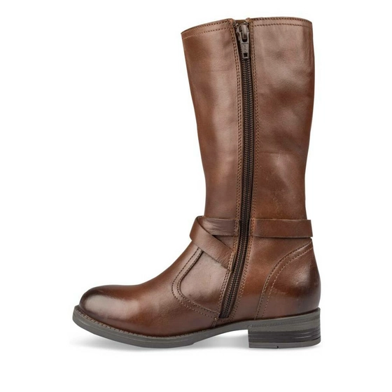 Bottes MARRON LOVELY SKULL CUIR