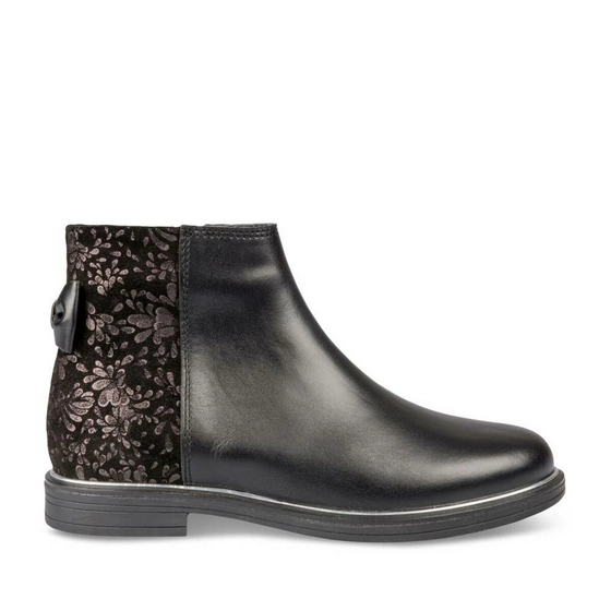 Bottines NOIR LOVELY SKULL CUIR