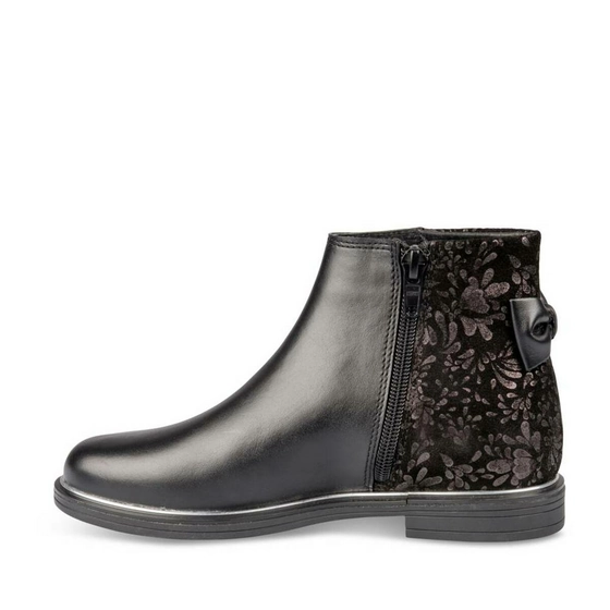 Bottines NOIR LOVELY SKULL CUIR