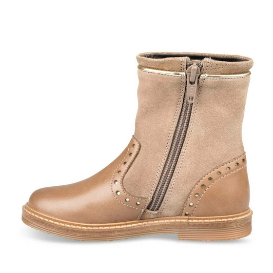 Bottines TAUPE NINI & GIRLS CUIR