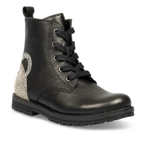 Bottines NOIR LOVELY SKULL CUIR