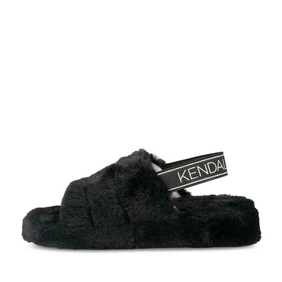 Pantoffels ZWART KENDALL+KYLIE