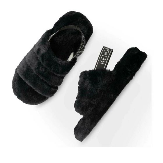 Pantoffels ZWART KENDALL+KYLIE