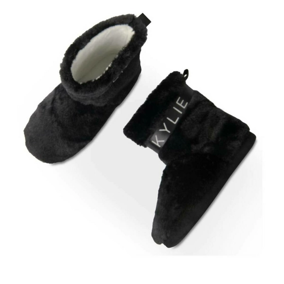 Chaussons bottines NOIR KENDALL+KYLIE