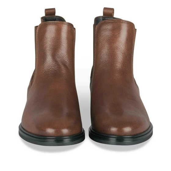 Bottines COGNAC MEGIS ELEGANT