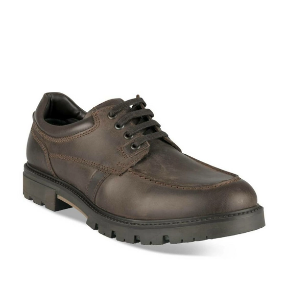 Veterschoenen KASTANJEBRUIN MEGIS CASUAL