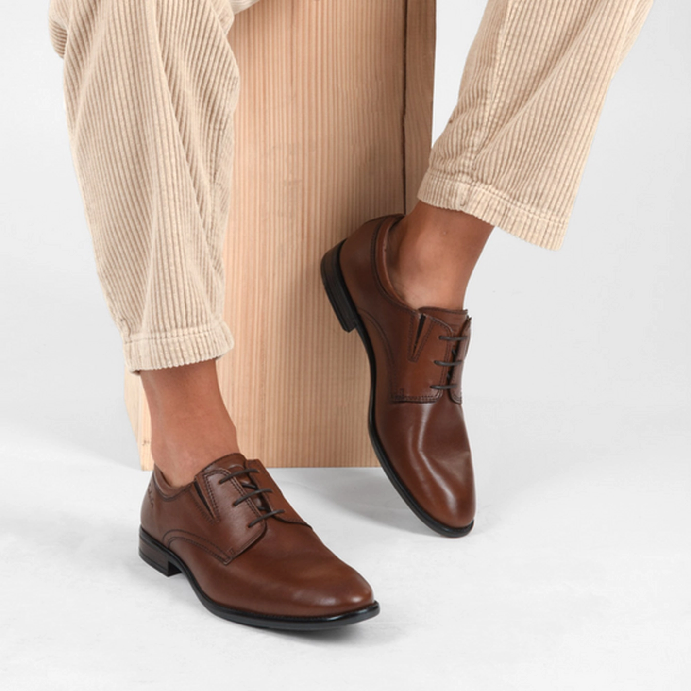 Derbies COGNAC PIERRE CARDIN