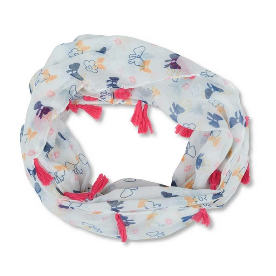 Snood BLANC LOVELY SKULL