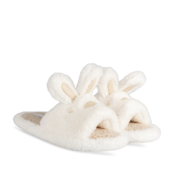 Chaussons lapin BLANC PHILOV