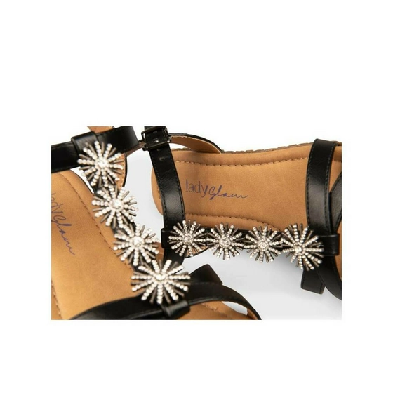 Sandalen ZWART LADY GLAM