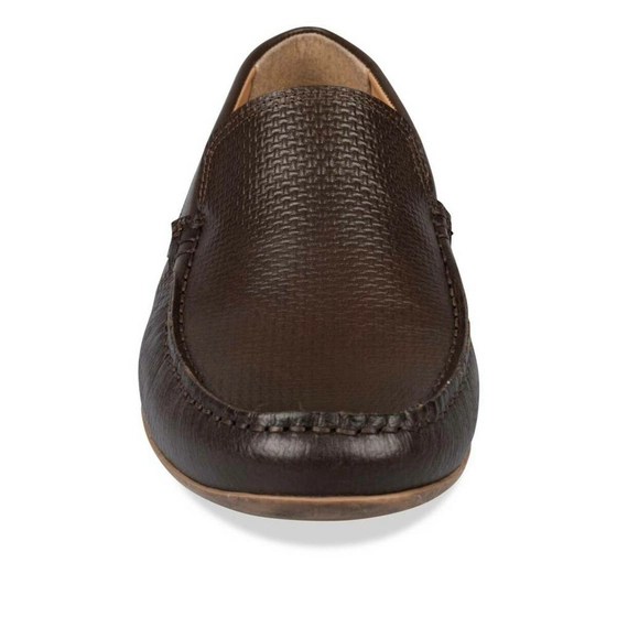 Mocassins KASTANJEBRUIN CAPE BOARD CUIR