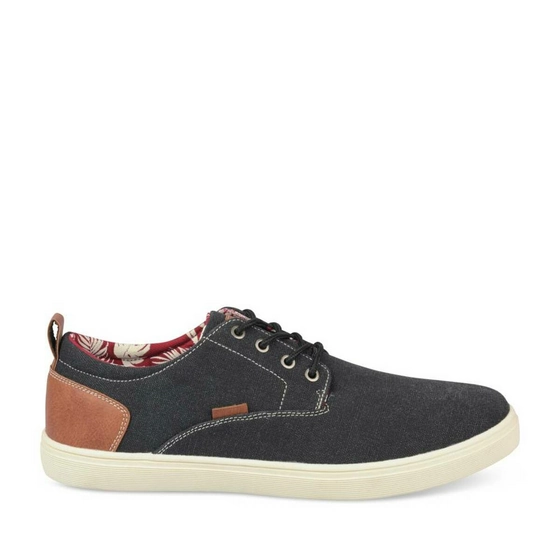 Sneakers ZWART DENIM SIDE