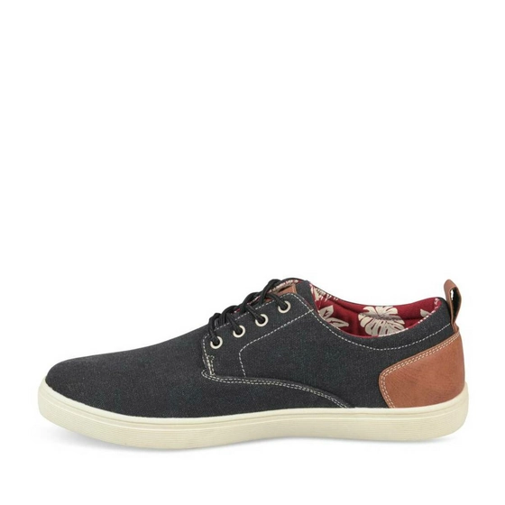 Sneakers ZWART DENIM SIDE