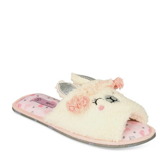 Chaussons licorne BLANC MERRY SCOTT