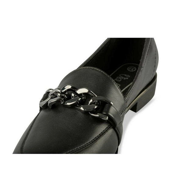 Mocassins NOIR VIA DONNA