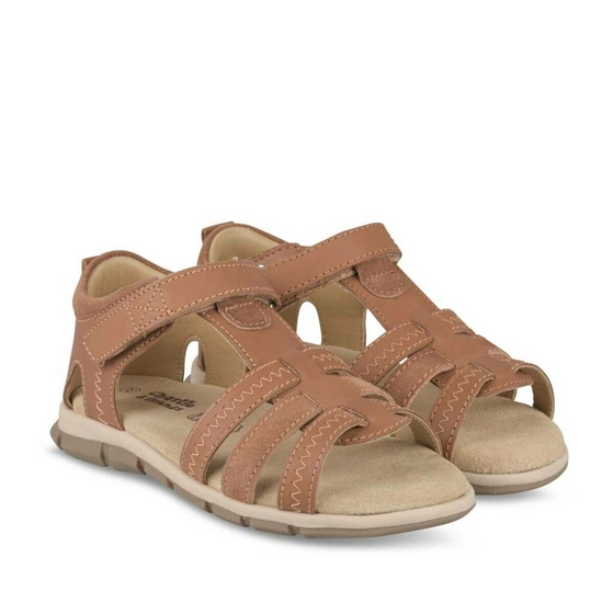 Sandalen KASTANJEBRUIN CHARLIE & FRIENDS LEER