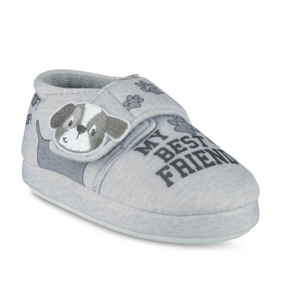 Chaussons GRIS CHARLIE & FRIENDS