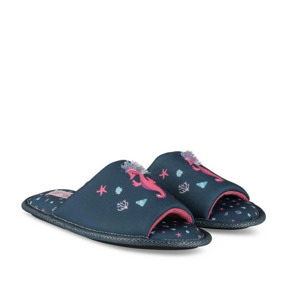 Pantoffels NAVY LOVELY SKULL