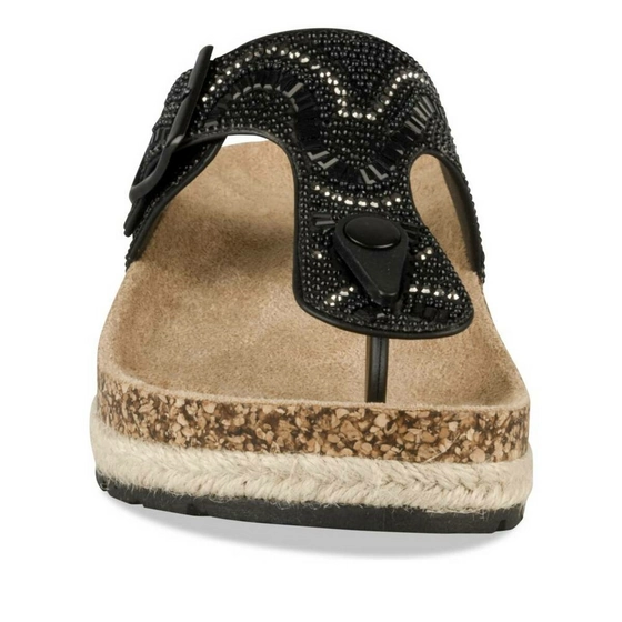 Teenslippers ZWART MERRY SCOTT