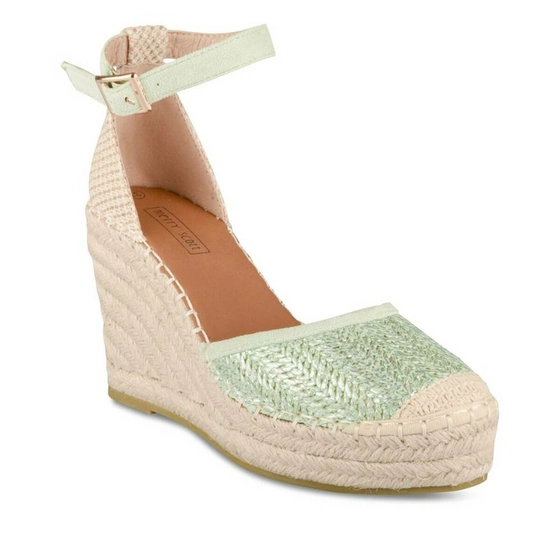 Espadrilles VERT MERRY SCOTT