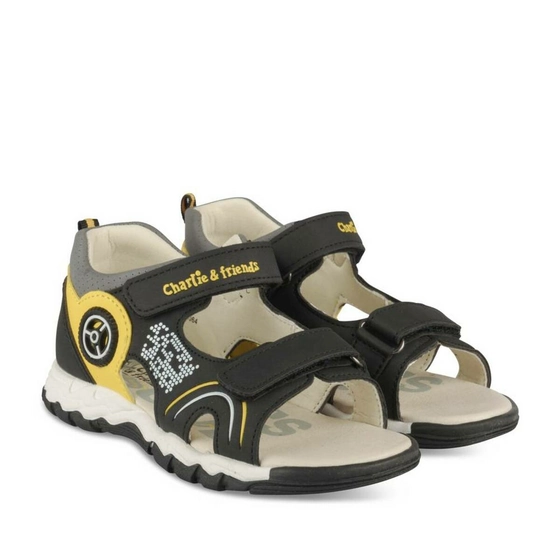 Sandalen ZWART CHARLIE & FRIENDS