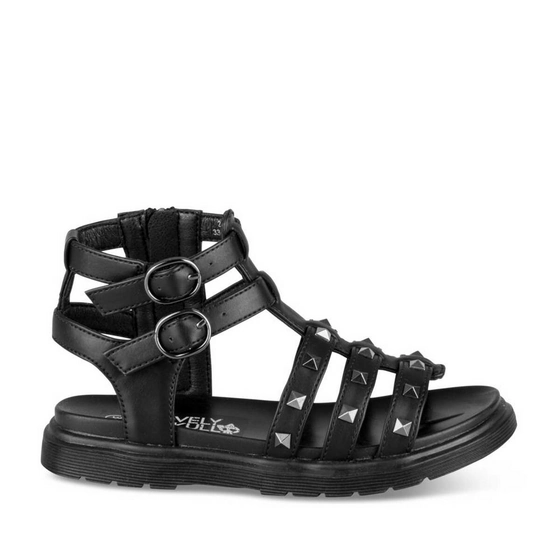 Sandalen ZWART LOVELY SKULL