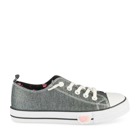 Sneakers ZWART LOVELY SKULL