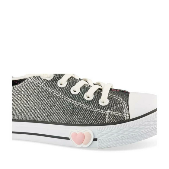 Sneakers ZWART LOVELY SKULL