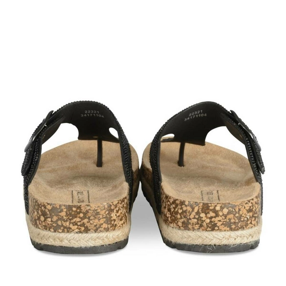 Teenslippers ZWART MERRY SCOTT