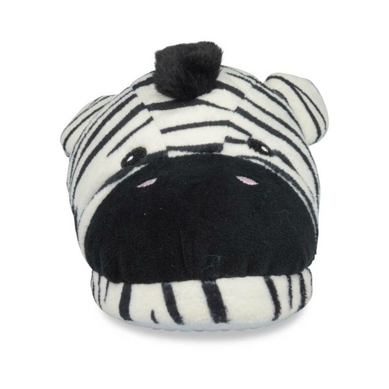 Pantoffels zebra WIT TAMS