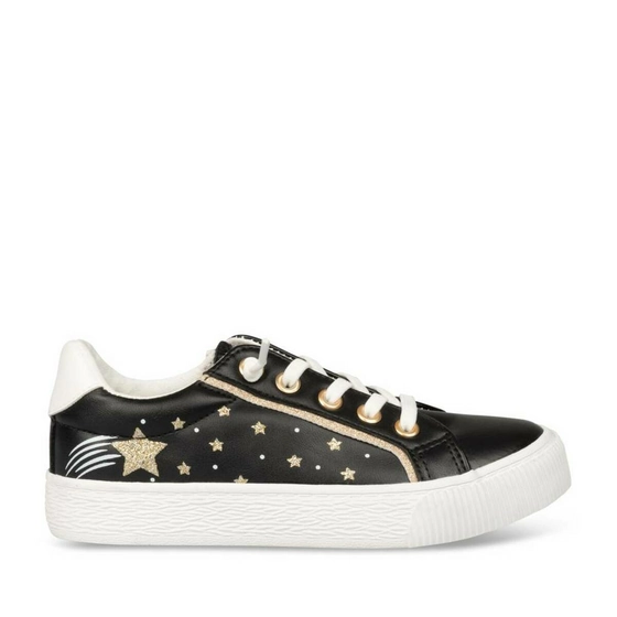 Sneakers ZWART LOVELY SKULL