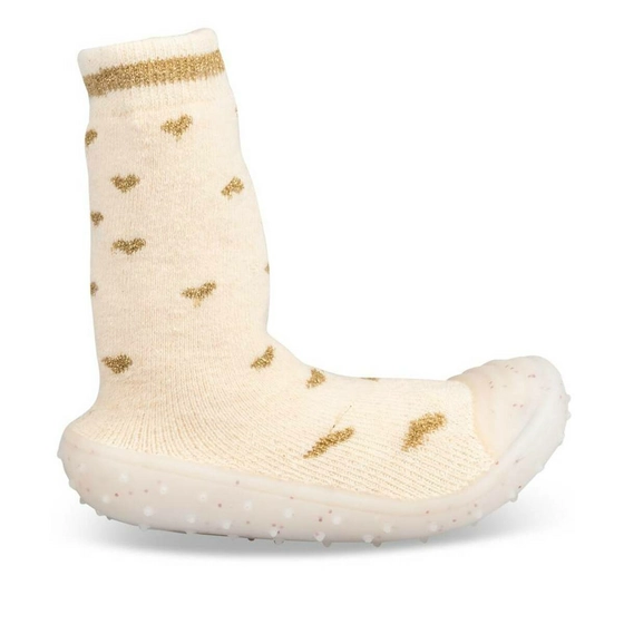 Chaussons chaussettes BEIGE NINI & GIRLS