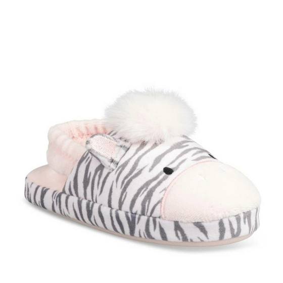 Pantoffels zebra ROZE NINI & GIRLS