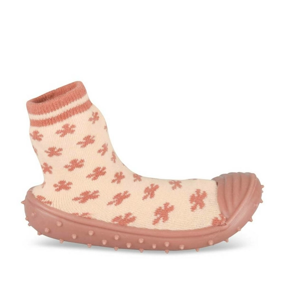 Chaussons chaussettes BEIGE NINI & GIRLS