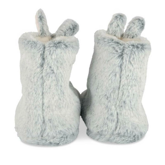 Chaussons bottines lapin GRIS LOVELY SKULL