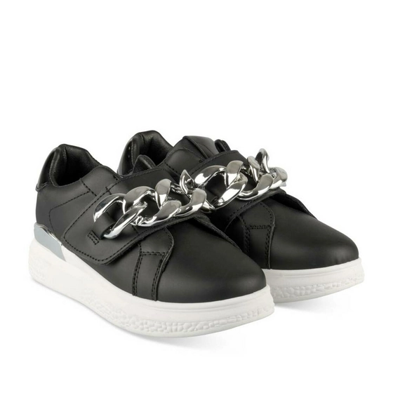 Sneakers ZWART LOVELY SKULL