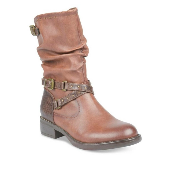 Bottes COGNAC LOVELY SKULL