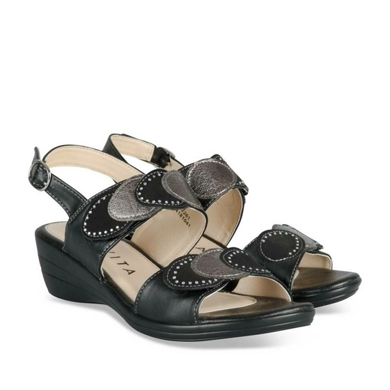 Sandalen ZWART EVITA