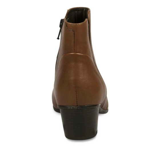 Bottines COGNAC MEGIS ELEGANT