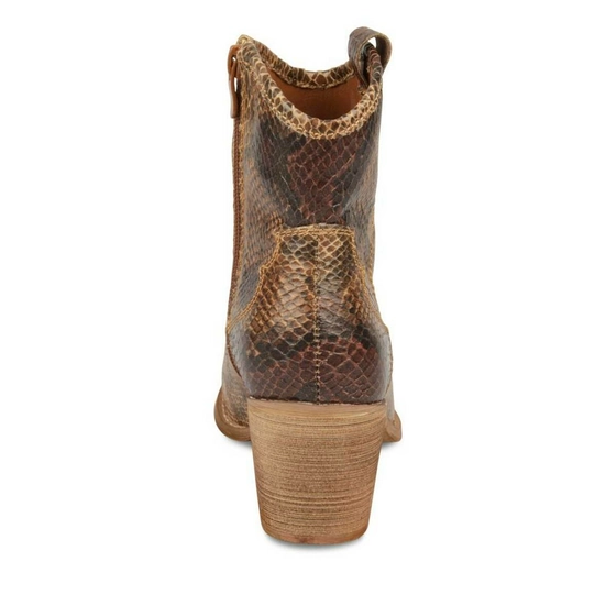 Bottines COGNAC ANGELA THOMPSON