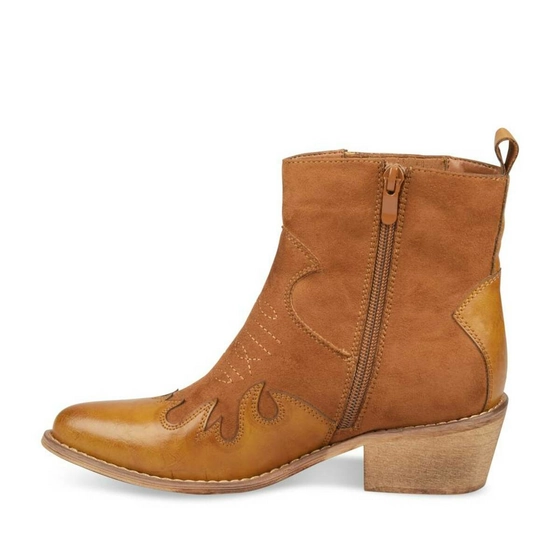 Bottines COGNAC ANGELA THOMPSON