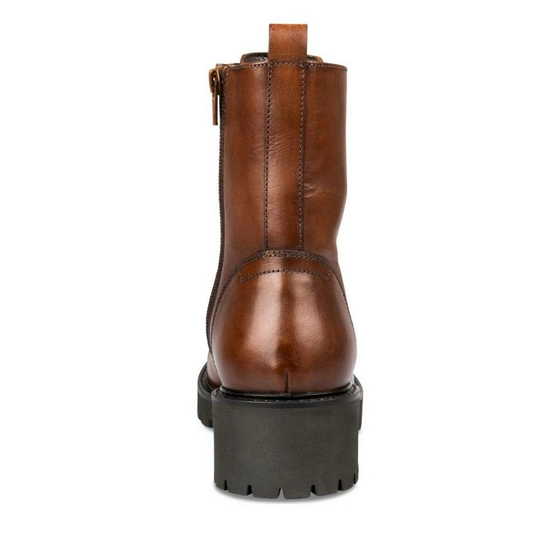 Bottines COGNAC MEGIS ELEGANT