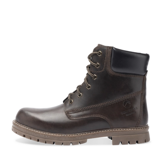 Bottines MARRON PATAUGAS