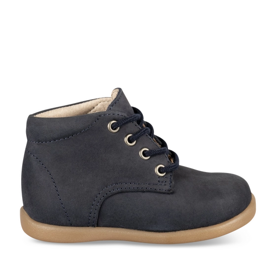 Enkellaarzen NAVY FREEMOUSS BOY LEER