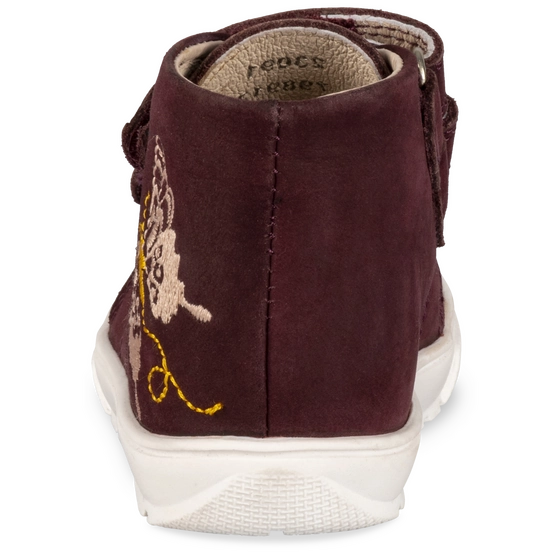 Enkellaarzen BORDEAUX FREEMOUSS GIRL CUIR