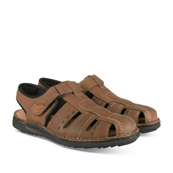 Sandalen KASTANJEBRUIN MEGIS CASUAL