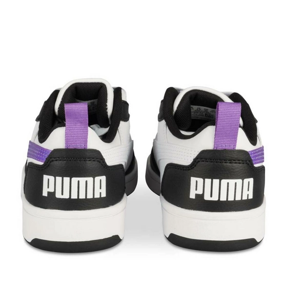 Baskets BLANC PUMA Jr Rebound V6 Dd