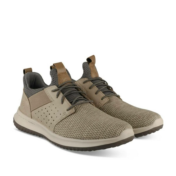 Baskets TAUPE SKECHERS Delson Camben