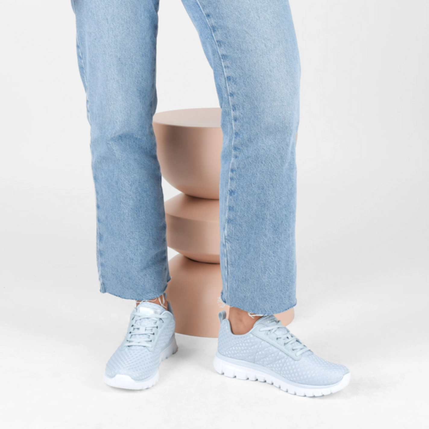 Baskets BLEU SKECHERS Graceful 2.0-Nu Chapter