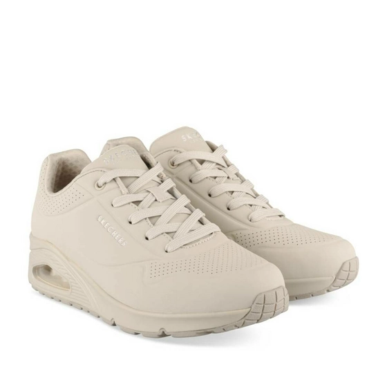 Baskets BEIGE SKECHERS Uno Stand On Air